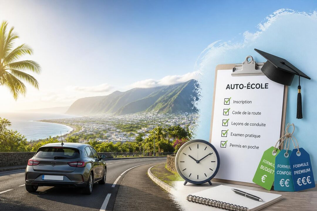 Auto-école à La Réunion : réussir, prix, pièges